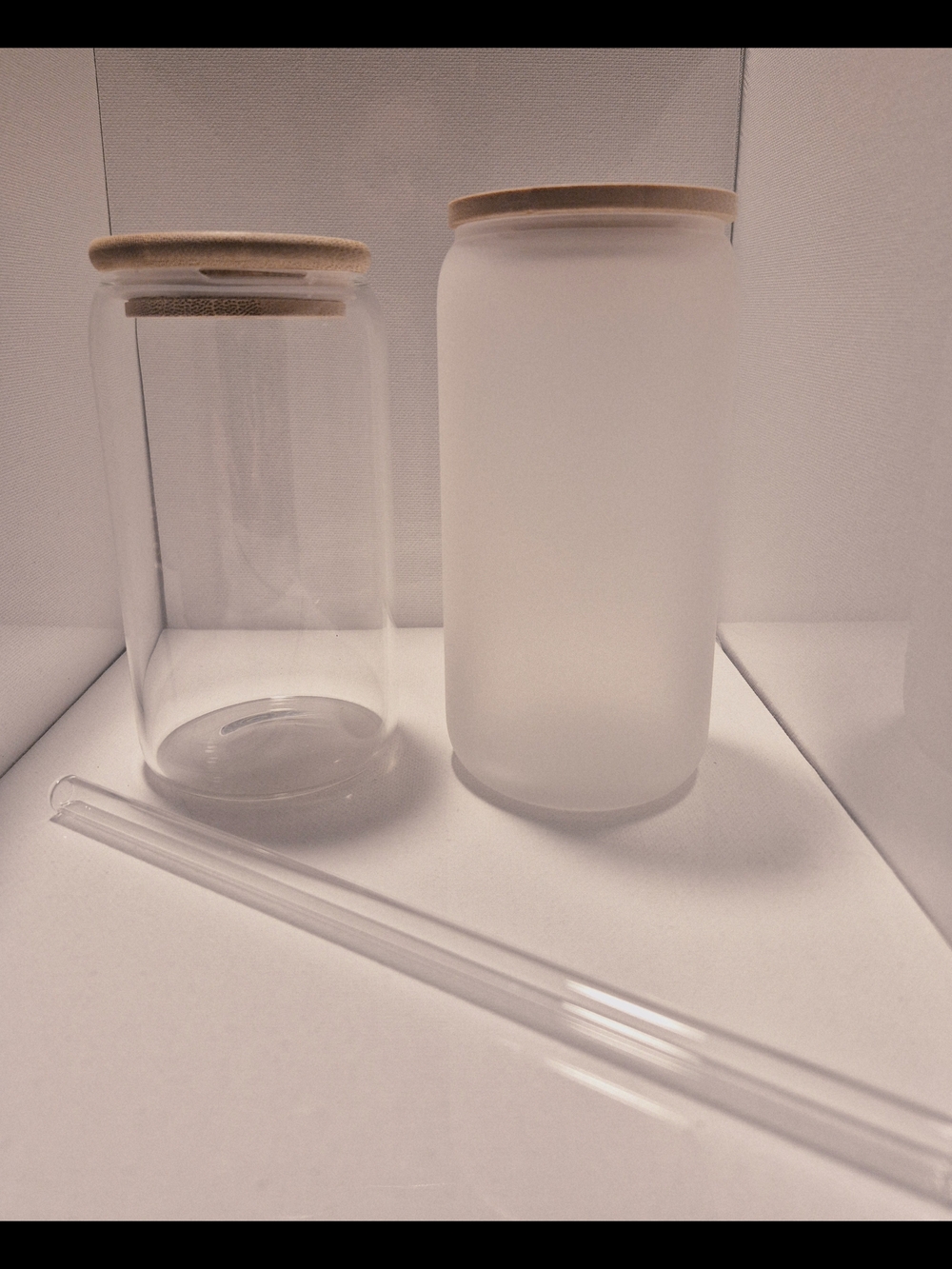 Drake Toronto 16oz Frosted OR Clear Glass Tumbler Lid Straw Custom Made-to-order - Picture 2 of 3
